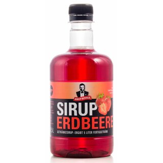 Sirup Royale rotes Quartett mit den 4 Geschmacksrichtungen Erdbeer Kirsch Orange Rhabaraber -  je 0,5 L