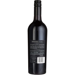 Apothic Wines Dark,  trocken 6 x 0,75 l