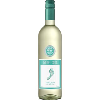 Barefoot Moscato Weisswein Californien, s 0.75 Ltr.