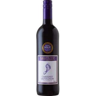 Barefoot Cabernet Sauvignon halbtrockener kalifornischer Rotwein 0.75 Ltr