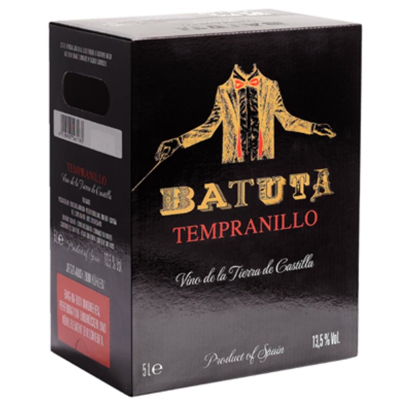 Batuta Tempranillo Rotwein trocken Bag in Box Spanien 5 Ltr., 22,95 €