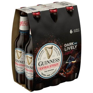 Guinness Extra Stout MEHRWEG 6 x 330 ml   incl. Pfand