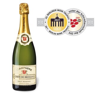 Comte de Brismand Brut Reserve, Champagner 0,75 Ltr