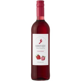 Barefoot Fruitscato Strawberry, aromatisiertes weinhaltiges Getrnk 0,75