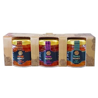 Geschenk-Set 3 Sorten Honig 3 x 40 g